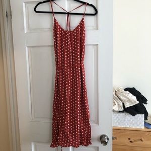 LOFT MIDI Rooster Dress